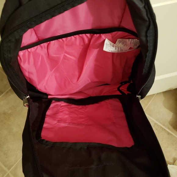 ADD ON - Jansport Black with Pink backpack - Picture 2 of 5